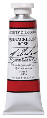 M GRAHAM QUINACRIDONE ROSE 37ML OIL COLOR