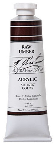 M GRAHAM RAW UMBER 37ML OIL COLOR