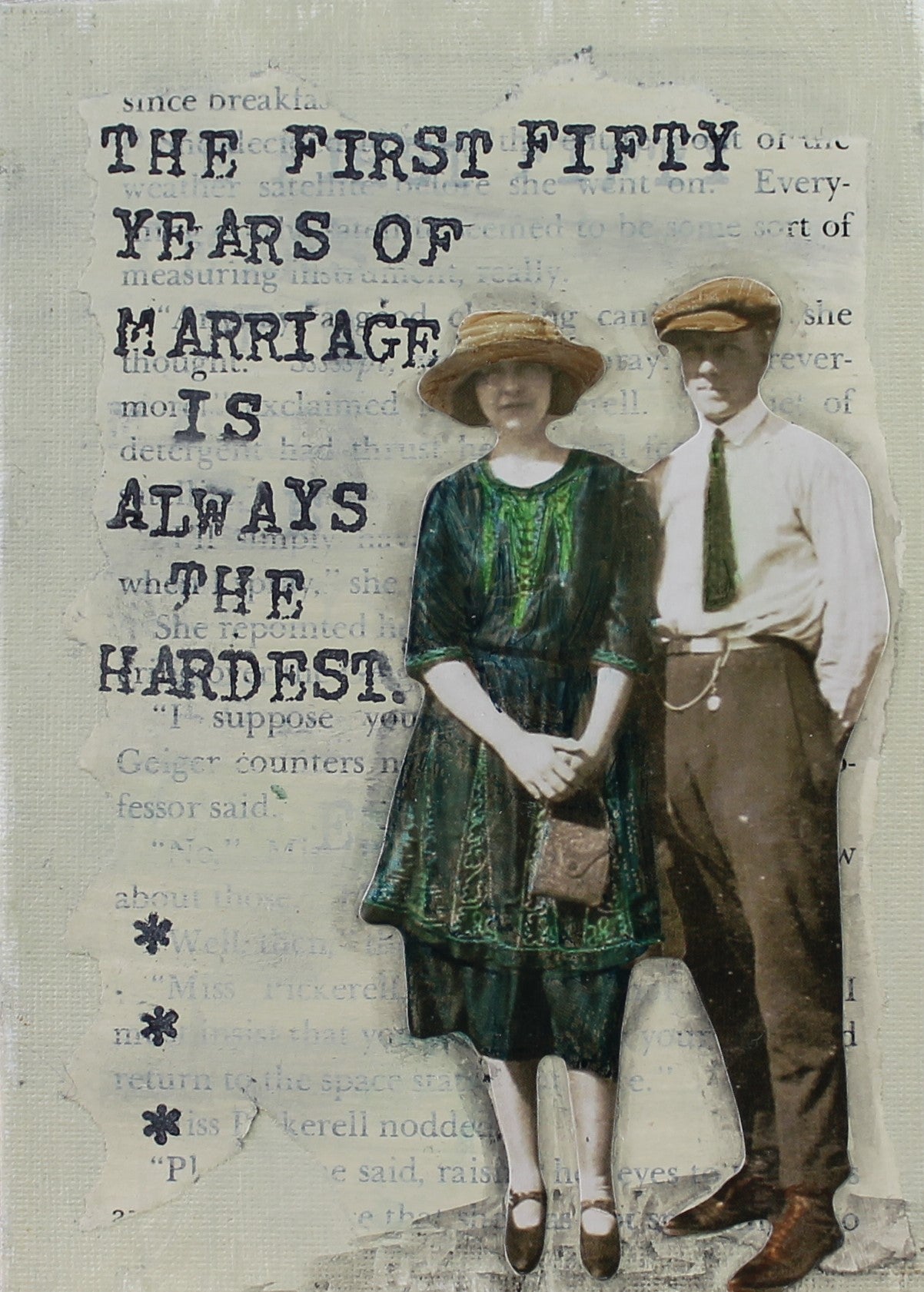 SA39 The first fifty years of marriage are the hardest