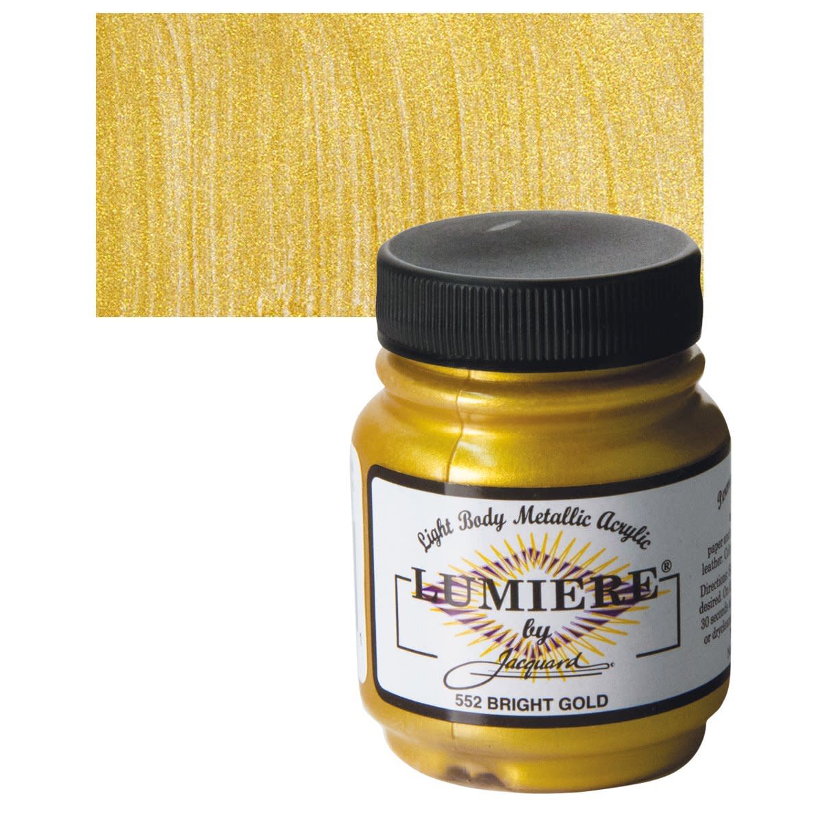 Jacquard Lumiere Acrylic metallic/pearlesce BRIGHT GOLD 2.25OZ