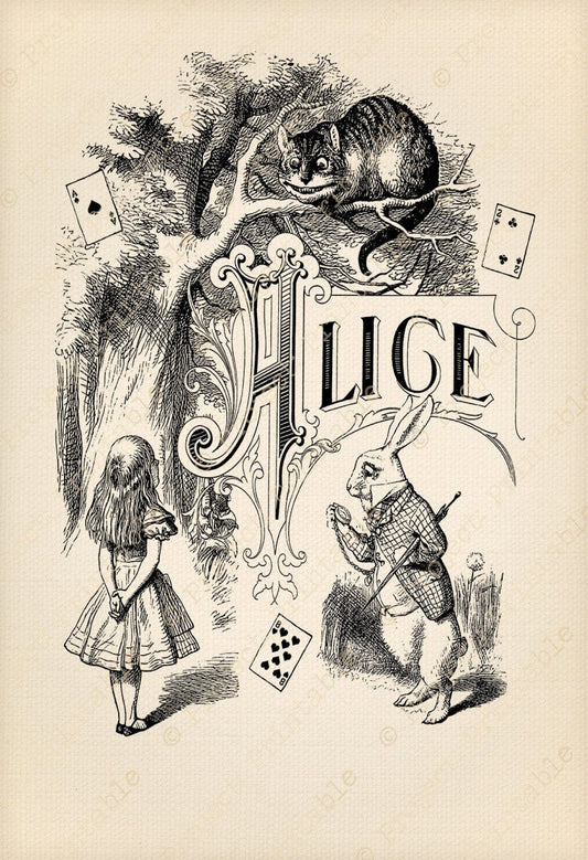 Alice in Wonderland "Alice" 13 x 19" Archival Poster on Artist Grade BFK Reeves