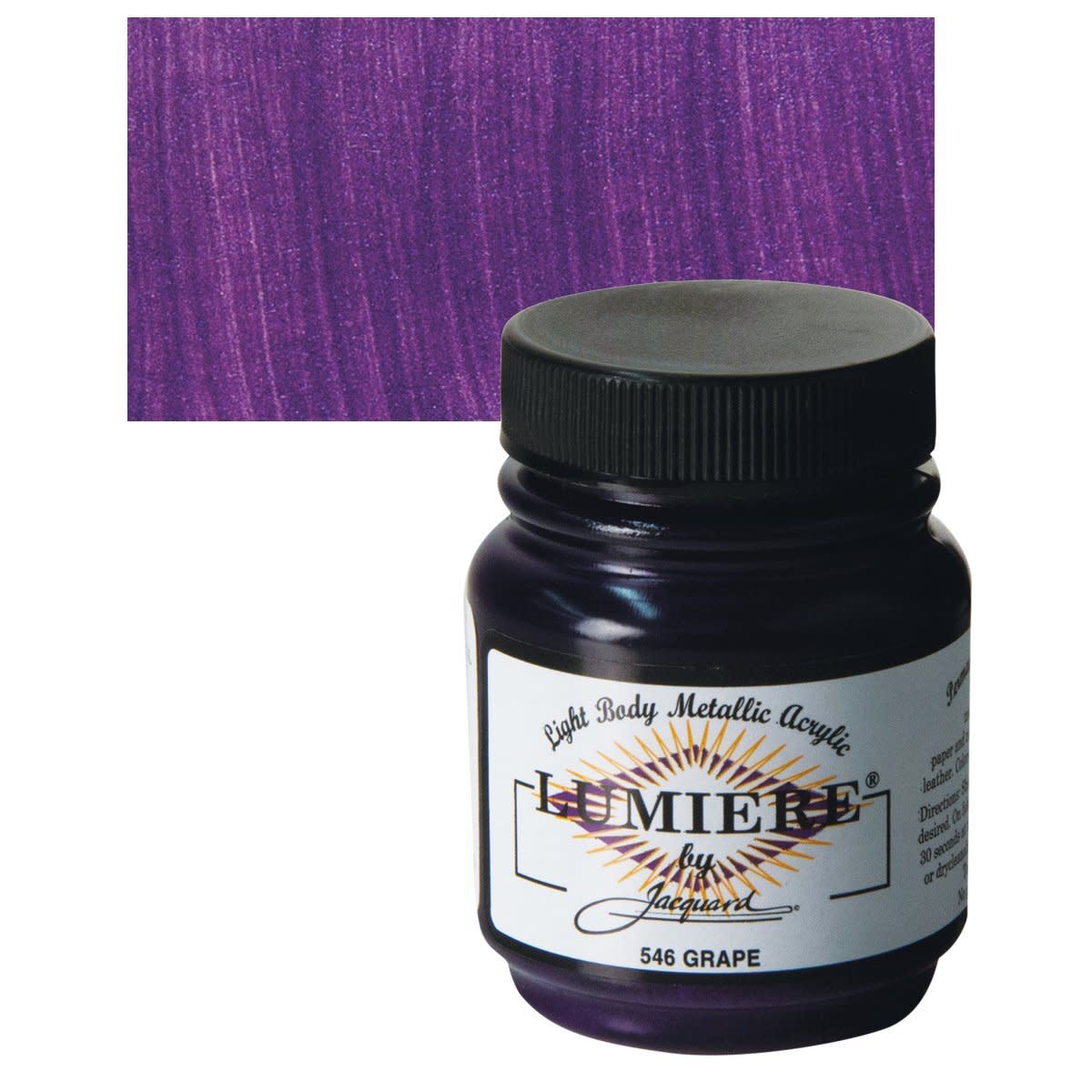 Jacquard Lumiere Acrylic metallic/pearlesce GRAPE 2.25OZ