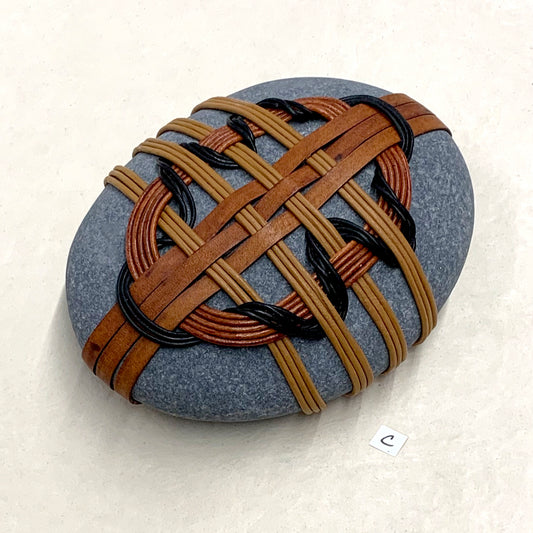 That's Wrap 5 x 3.5" leather bound Lake Superior Rock by Jill Terrill