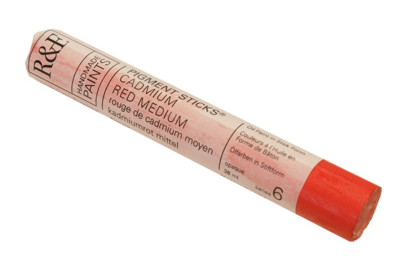 R&F PIGMENT STICKS 38ML CADMIUM RED MED