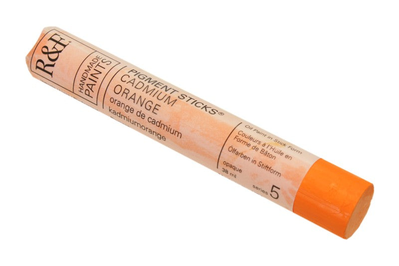 R&F PIGMENT STICKS 38ML CADMIUM ORANGE