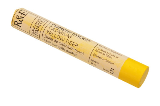 R&F PIGMENT STICKS 38ML CADMIUM YELLOW DEEP