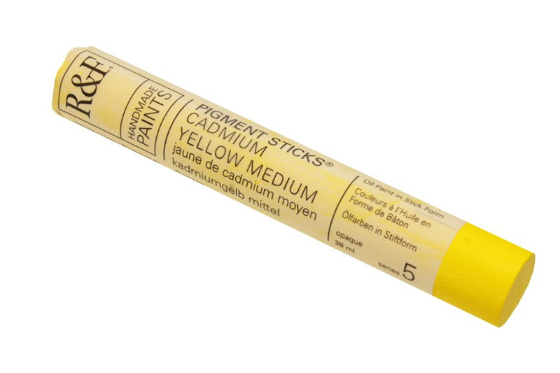 R&F PIGMENT STICKS 38ML CADMIUM YELLOW MED