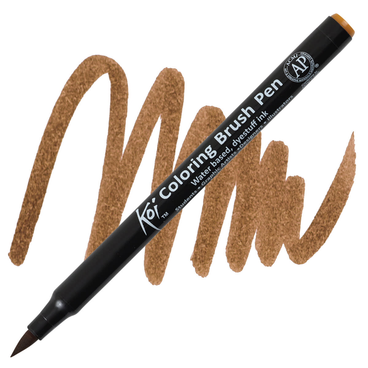 KOI COLORING BRUSH DARK BROWN