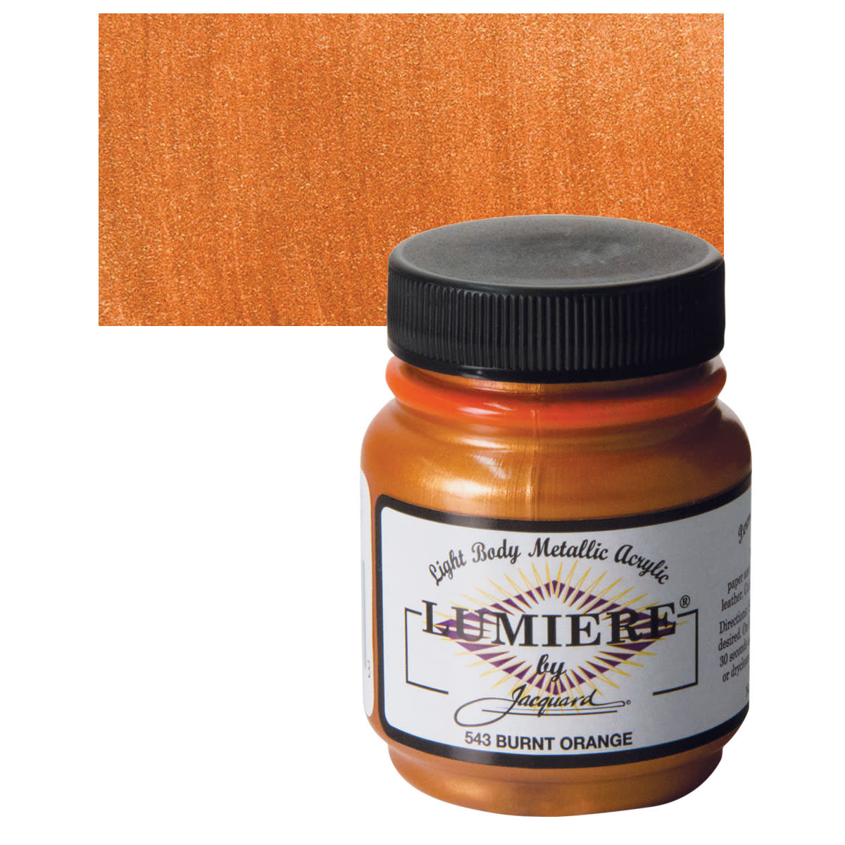 Jacquard Lumiere Acrylic metallic/pearlesce Burnt Orange