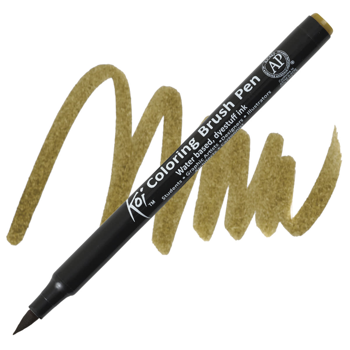 KOI COLORING BRUSH RAW UMBER