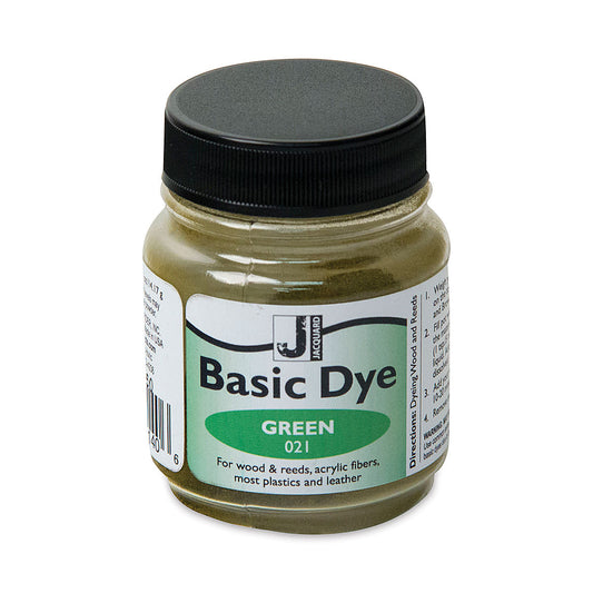 Green  Jacquard basic dye .05 oz JAJBD1021