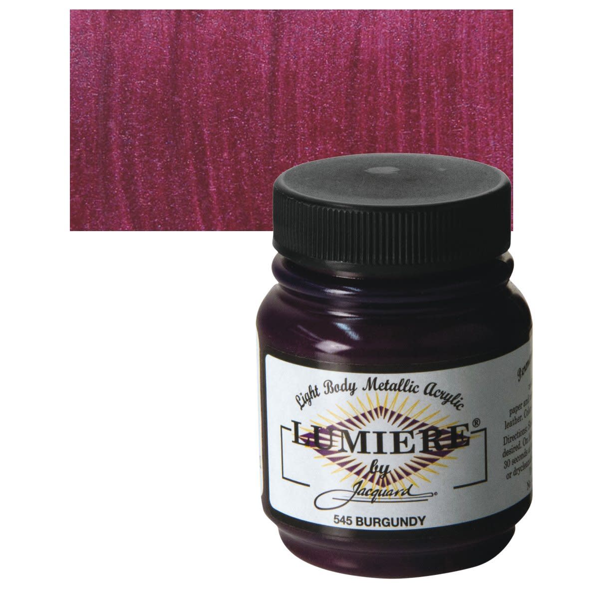 Jacquard Lumiere Acrylic metallic/pearlesce BURGUNDY 2.25OZ